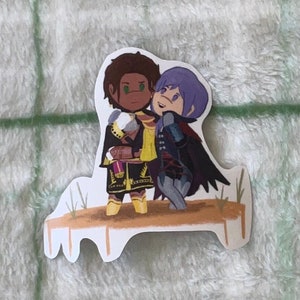 Yuri and Claude Fire Emblem Three Hopes Sticker