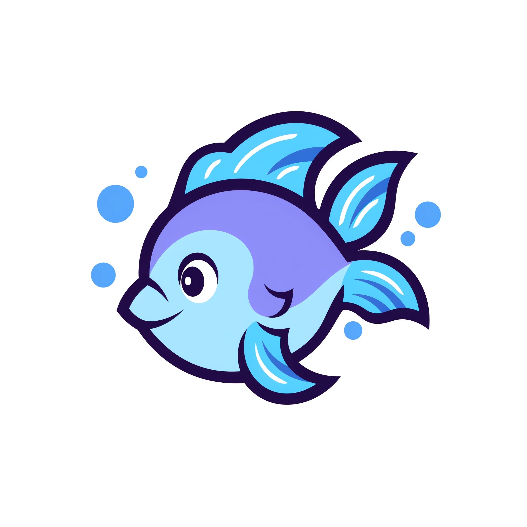 Mascot Logo Fish Mascot Logo Logo Fish Etsy