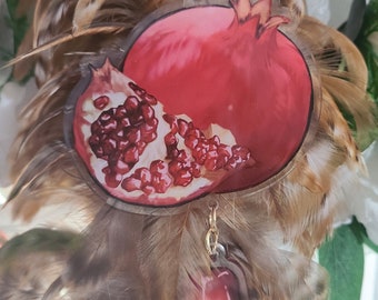 Pomegranate keychain