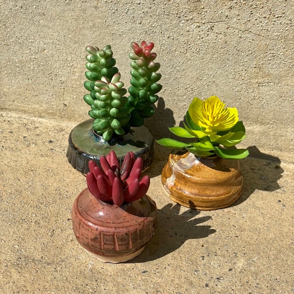 Curio Shelf Art Ceramic Vessels