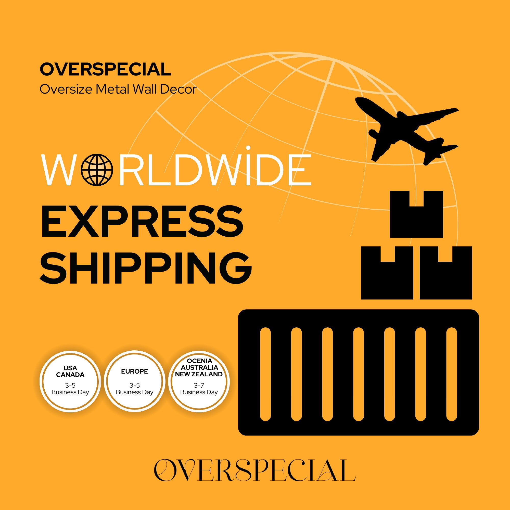 Black Large Sun Metal Wall Clock, Oversize Silent Wall Clock