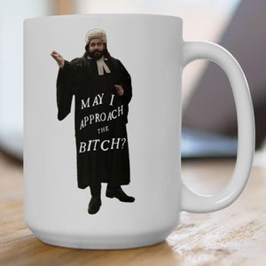 Laszlo "Darf ich mich der Zicke nähern?" Tasse - WRDITS Lustige Vampir-Kaffeetasse