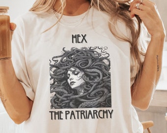 Maglietta Hex The Patriarchy Medusa: maglietta per l'emancipazione femminista