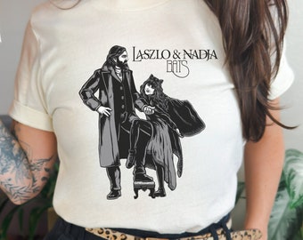 What We Do in the Shadows Shirt - Laszlo & Nadja - Unisex Jersey Short Sleeve Tee