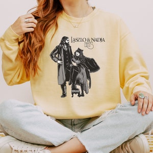 Lazlo & Nadja Sweater Comfort Colors Sweatshirt Rumors Album WWDITS Shirt Fleetwood Mac Crossover Tv Show Sweater Garment-Dyed Sweatshirt