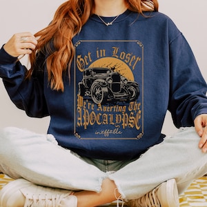 Good Omens Sweater: Crowley's Car, Ineffable Husbands Comfort Colors Jumper