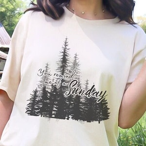 Childers Shirt You Remind Me of a Sunday T-Shirt Country Music T Shirt Country Concert Merch Kentucky Music Graphic Tee