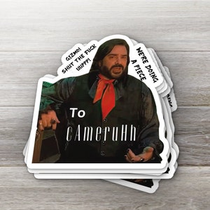 What We Do in the Shadows Sticker: Laszlo &#39;Piece to Camera&#39; - Water Resistant