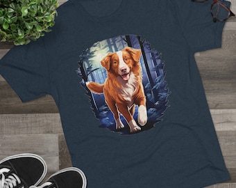 Uniek Nova Scotia Duck Tolling Retriever grafisch T-shirt voor hondenliefhebbers