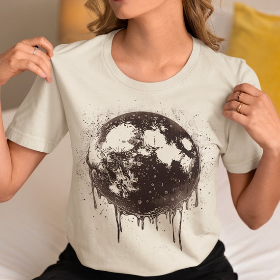 Moon Shirt, Celestial Full Moon T-shirt, Gift for Her