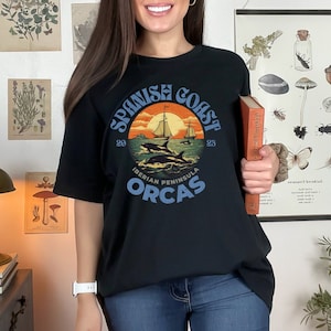 Orca T-Shirt | Spanish Coast Iberian Peninsula Sailing Graphic Tee