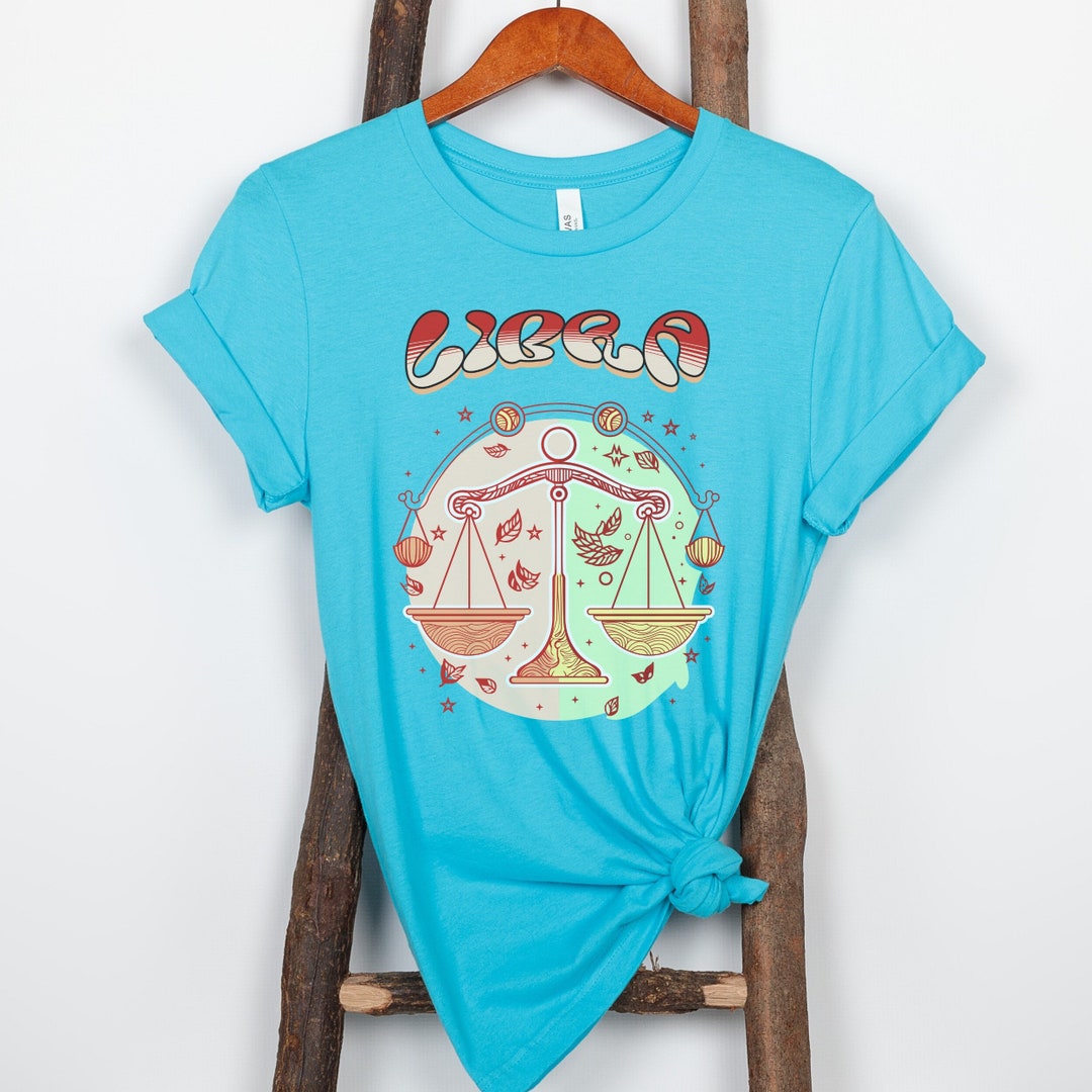 Maglietta con segno zodiacale Bilancia: abbigliamento con