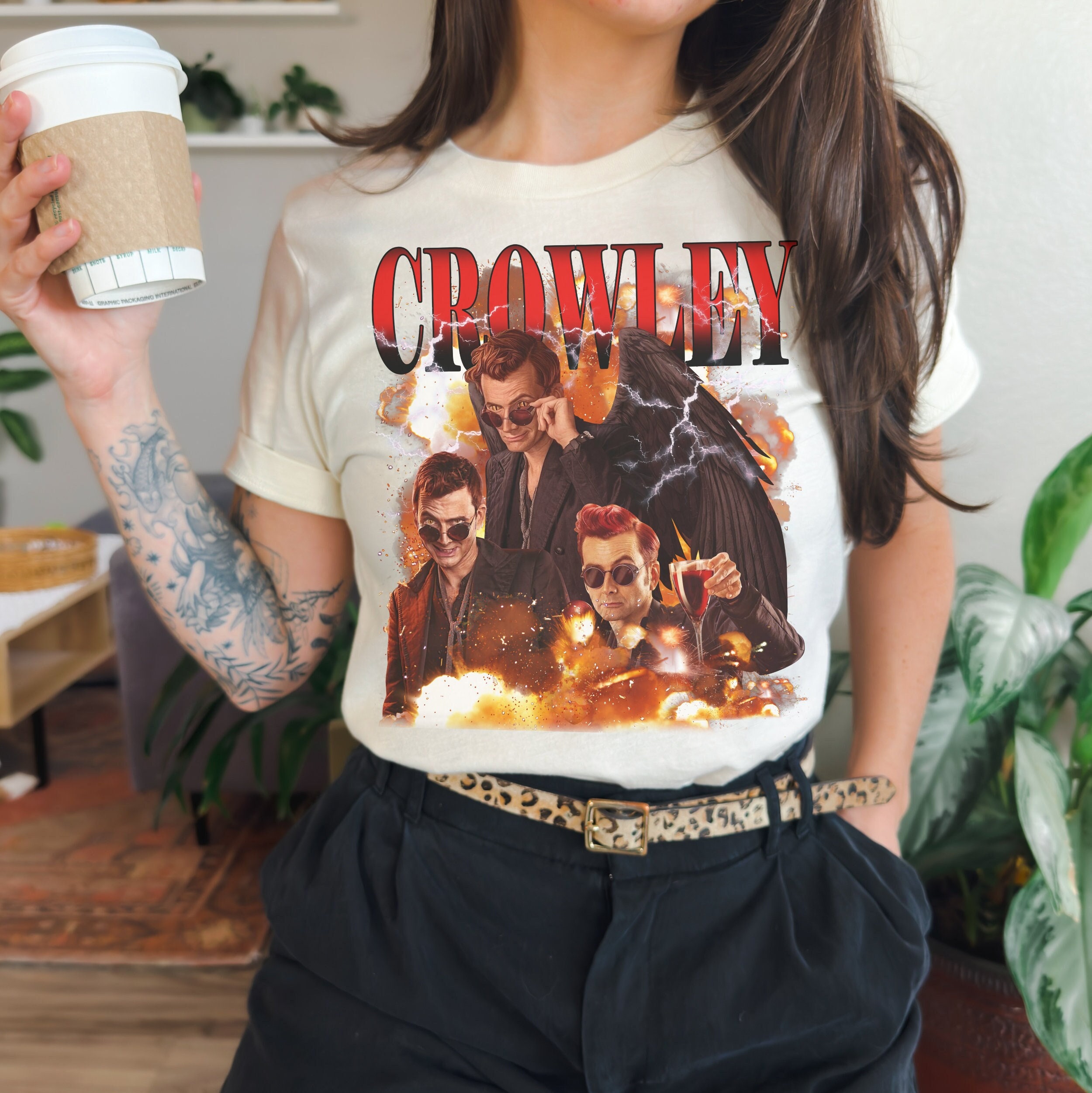 アパルトモン PRINTED OVER TEE GOOD GRIEF!