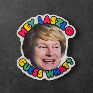 What We Do in the Shadows Vinyl Sticker - Baby Colin Robinson - Hey Laszlo Guess What? - 3 Inch Water Resistant Decal