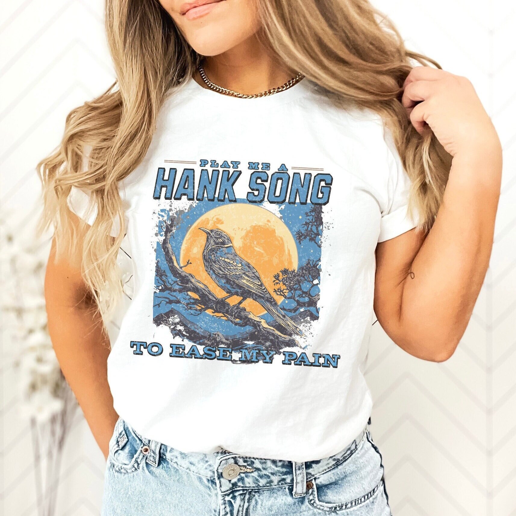 カントリーミュージックTシャツ：ハンク・ウィリアムズの「ウィップア