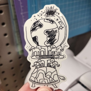 What We Do in the Shadows Sticker: Nandor&#39;s Turtle World - Water Resistant