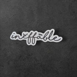 Good Omens Ineffable Vinyl Sticker: Fandom Decal