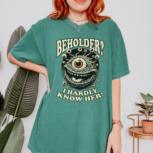 Retro-Style Beholder Shirt | Funny D&D Tee for Gamers