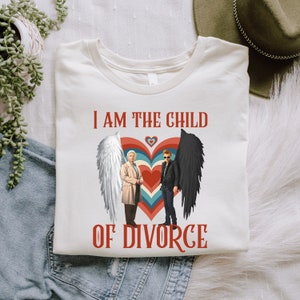 Good omens Shirt, Aziracrow Divorce Shirt, Im a child of divorce shirt, Good omens 2 Shirt, IneffableTee