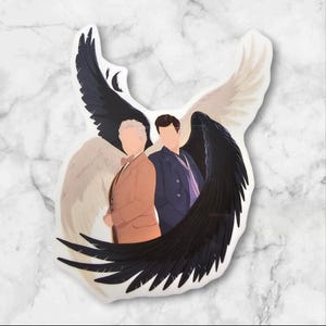 Good Omens Aziraphale & Crowley Decal: Ineffable Husbands Fandom