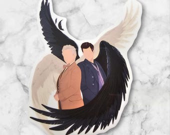 Good Omens Aziraphale & Crowley Decal: Ineffable Husbands Fandom