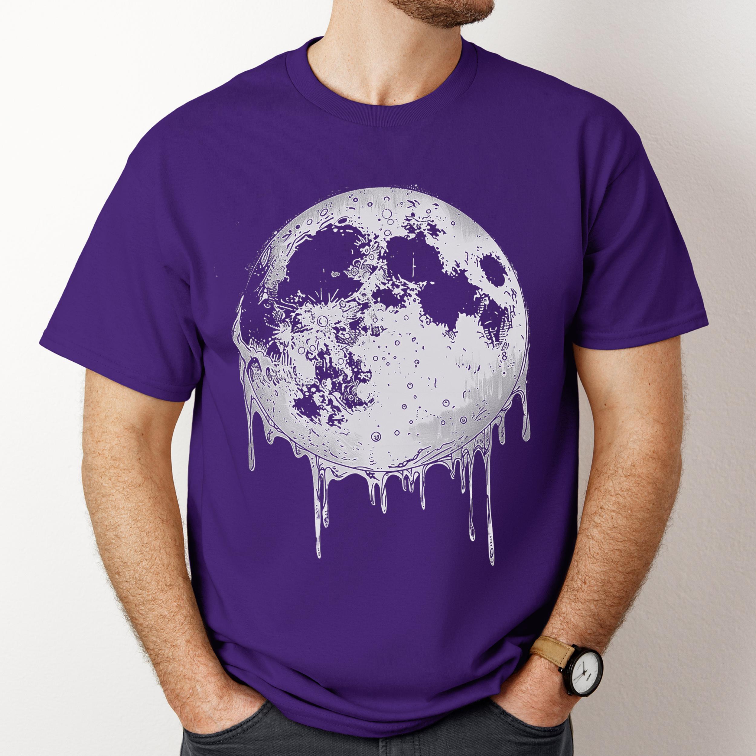 Celestial Gothic Moon Shirt | Witchy Lunar Graphic Tee With