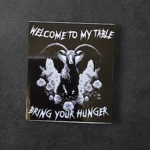 Sticker vinyle chèvre diable, l'horreur et la nature, D&D