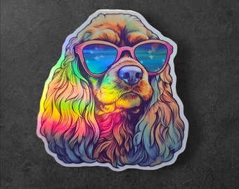 Cocker Spaniel Dog Sticker: Water Resistant Vinyl Decal