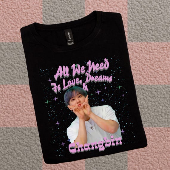 Changbin Stray Kids Tee | Love Dreams Graphic Unisex T-shirt - Etsy