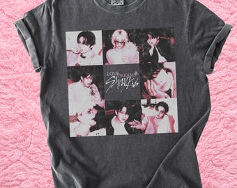 Stray Skz Vintage Music-shirt voor kinderen in comfortkleuren