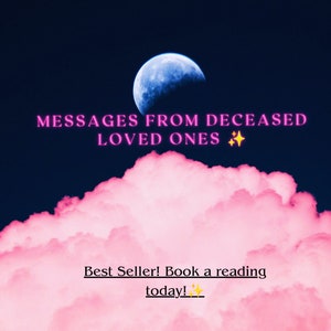 Deceased Loved One Reading: Connect with your loved ones who have passed on **Best Seller!!**