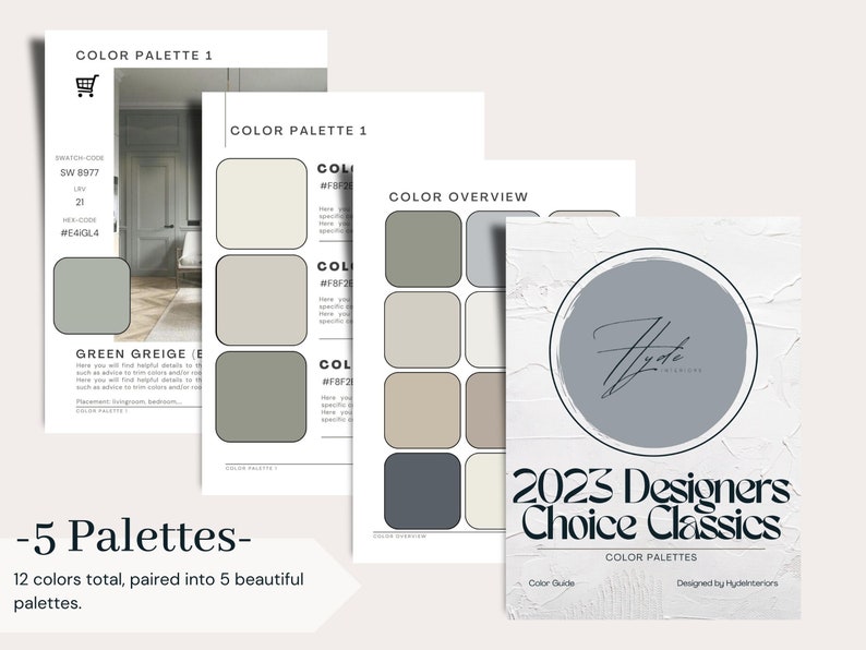 Sherwin Williams Color Designer Paint Palette 2023 Classics Etsy UK