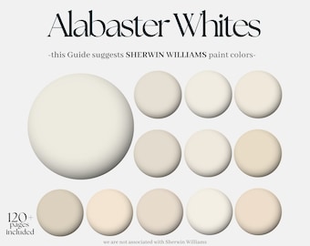 Sherwin-Williams Colors Alabaster, Sherwin Williams color paint for the whole house home, designer paint palette, homely design white