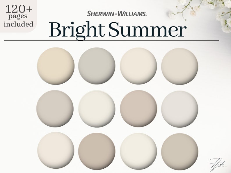 Sherwinwilliams Color Palette Bright Summer 12 Sherwin Etsy Australia