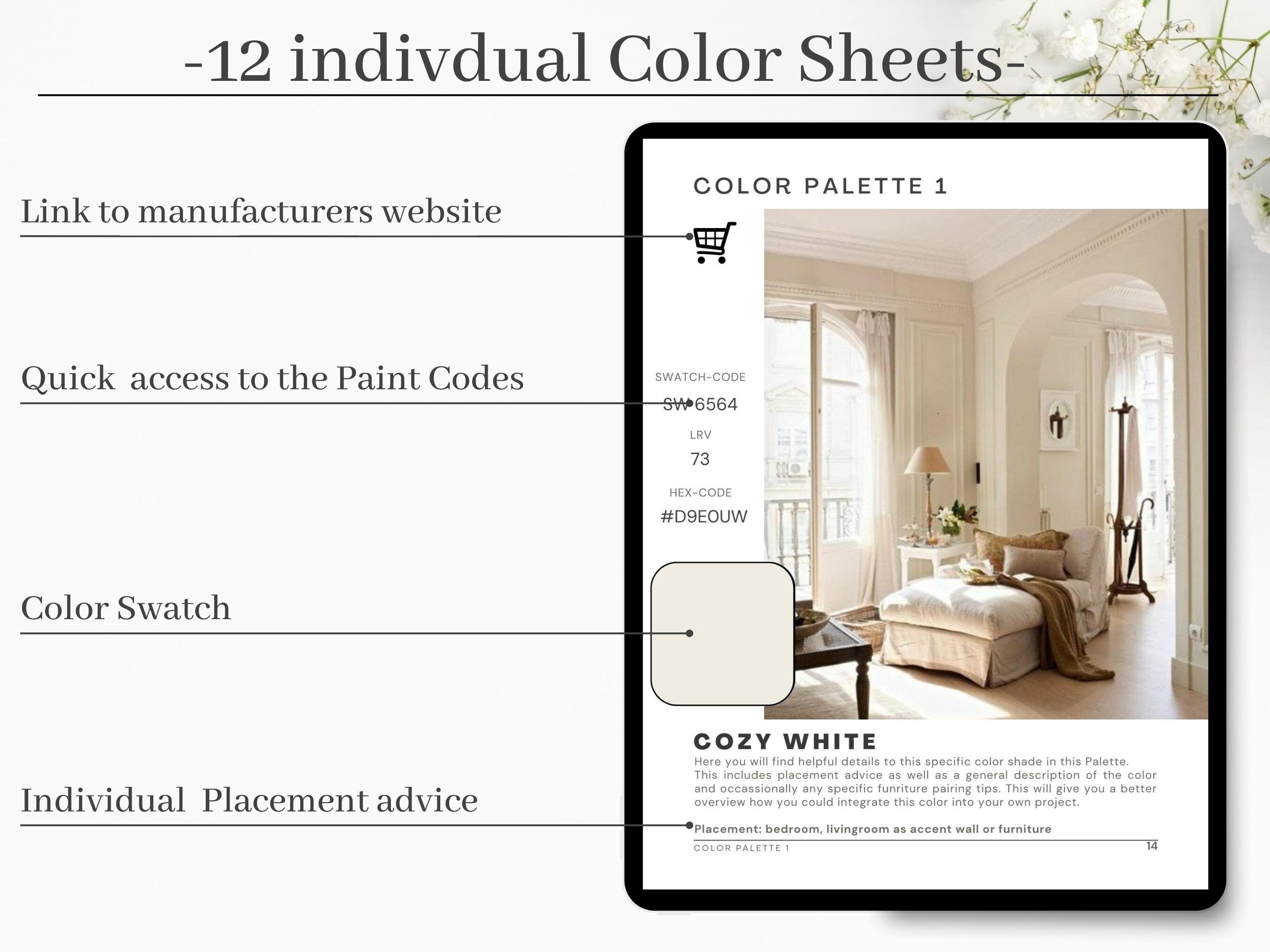 Sherwinwilliams Color Palette Bright Summer 12 Sherwin Etsy Australia