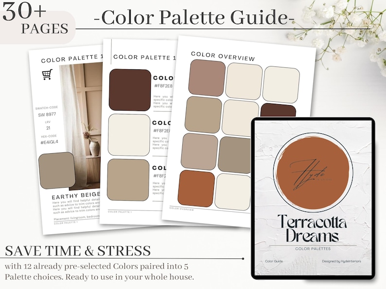 Sherwin-Williams color paint palette, 12 Sherwin Williams colors: Terracotta Dreams, homely design for the whole house, designers paints image 5