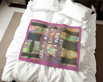 Electric Forest Blanket, Into the forest, Forest Blanket, Festival Blanket, Rave Blanket, Sweatshirt Blanket, Festival gear, edm gear, edm