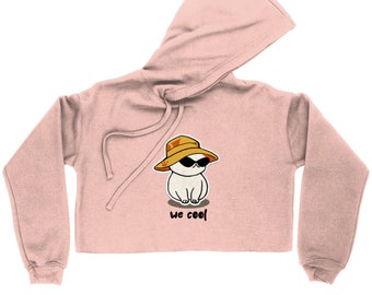 Cool girl Bella Ladies Cropped Hoodie