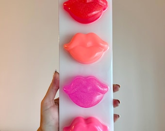 3D Resin Lips Pop Wall Art