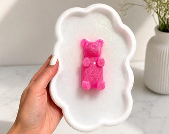 Glitter Resin Gummy Bear Wall Art 3D Pop Art Candy