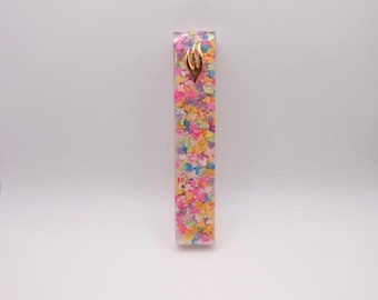 Disney Inspired Mezuzah – Handmade Resin Mezuzah with Colorful Mickey Mouse Ears 5”, Jewish Home Decor, Fun Mezuzah Gift