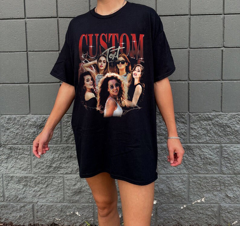 Custom Bootleg T-Shirt, Custom Girlfriend Shirt, Custom Photo TShirt