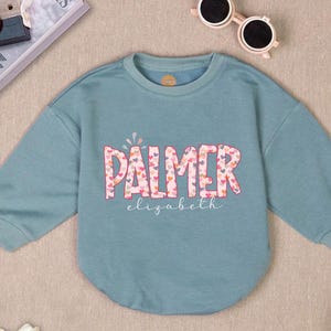 Custom Name Baby Romper Sweatshirt: Personalized Coming Home Outfit