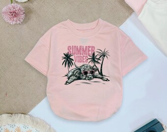 Highland Cow Baby Romper: Retro Summer Vibes Outfit