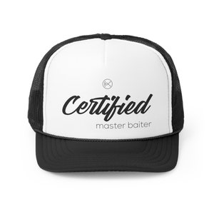 Funny Fishing trucker hat, Master Baiter, Fishing Gift, Fisherman Gift, Gift For Dad, Gift For Husband, Gift For Grandpa Brother, Fisherman