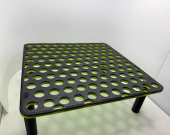 Estante para fragmentos de coral personalizado de 8x8 / Estante expandible para corales, patas ajustables, para acuarios de arrecife de agua salada.