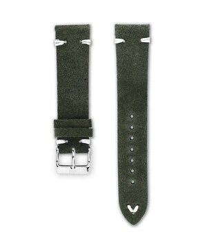 Bracelet De Montre En Cuir Daim - 18 à 24 Mm - Remplacement Vintage - Confortable Et Ajustable