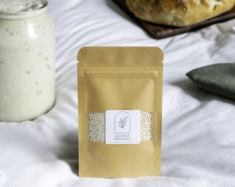 Dehydrated Sourdough Starter UK 30g | Sourdough Bread Making | Wild Yeast Starter Breadmaking Kit | Homesteading Gifts | Natural Bread Yeast
