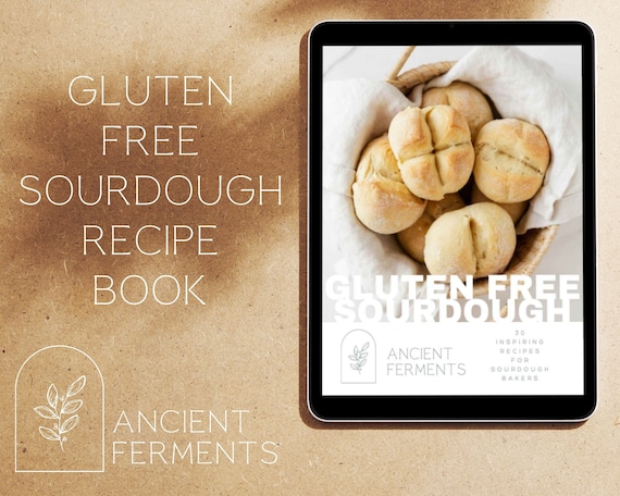Gluten Free Sourdough Recipe Book - Gluten Free Sourdough Recipes - Printable Cook Book - Digital Recipe Book - Homestead Gift - Breadmaking