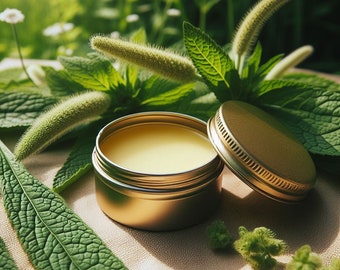 Plantain Skin Balm 100ml | Natural Soothing Balm | Herbal Medicine Healing Balm | Natural Eczema Relief Skin Balm | Calming Skin Cream